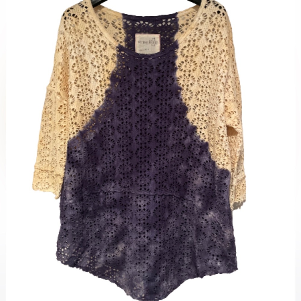Free People We The Free Crochet Love Raglan Top (Size: S)